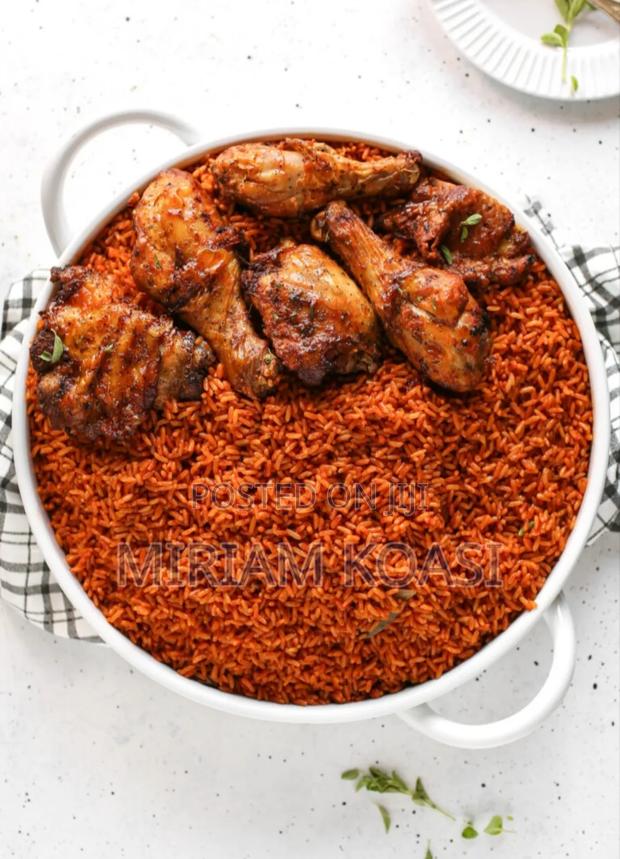 Acceptable Jollof Rice/Chicken: 40 Guests: Week's/Weekend