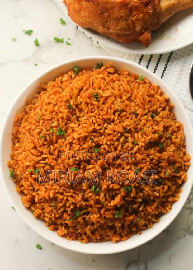 Congenial Jollof Rice With Fried Chicken: 50 Guests: Week's