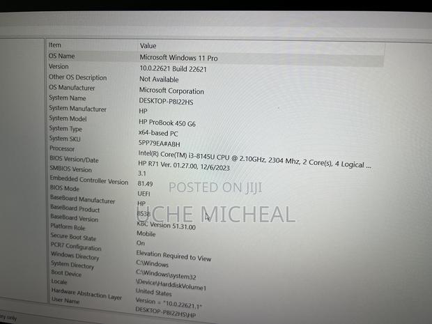 Laptop HP ProBook 450 G6 8GB Intel Core I3 SSD 256GB photo 5