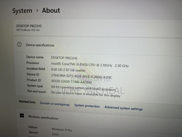 Laptop HP ProBook 450 G6 8GB Intel Core I3 SSD 256GB photo 4