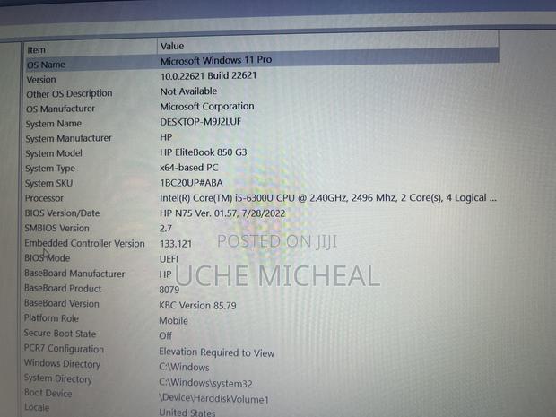 Laptop HP EliteBook 850 8GB Intel Core I5 HDD 500GB photo 3