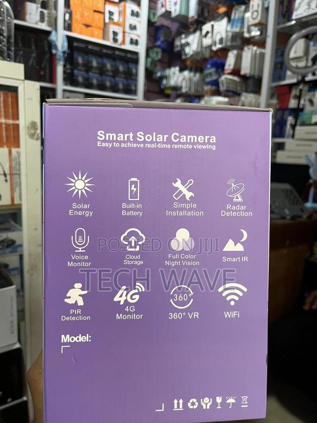 Ptz Solar 3 Lens Cctv Camera Takes Sim photo 6