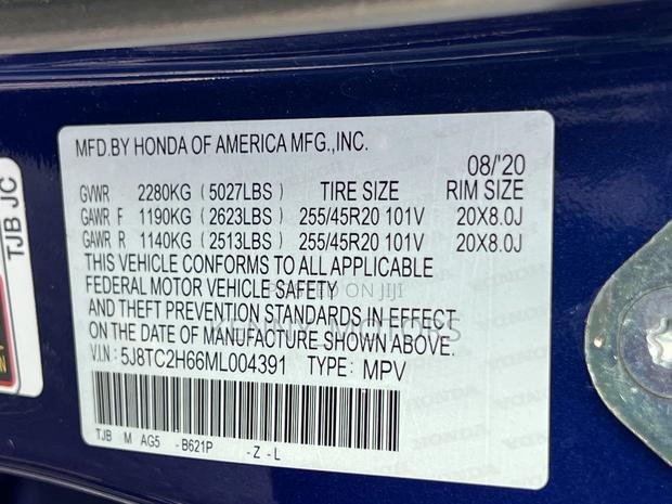 Acura RDX 2021 Blue photo 9