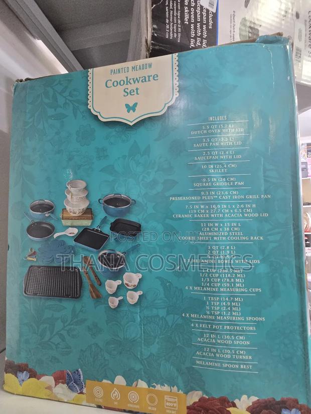 Pioneer Woman 34pcs Cookware Set photo 2