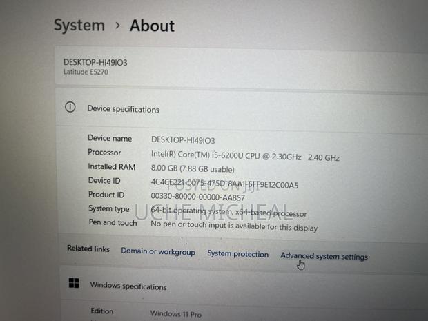 Laptop Dell Latitude E5270 8GB Intel Core I5 SSD 128GB photo 4