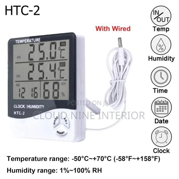 Thermometer Hydrometer Clock photo 2