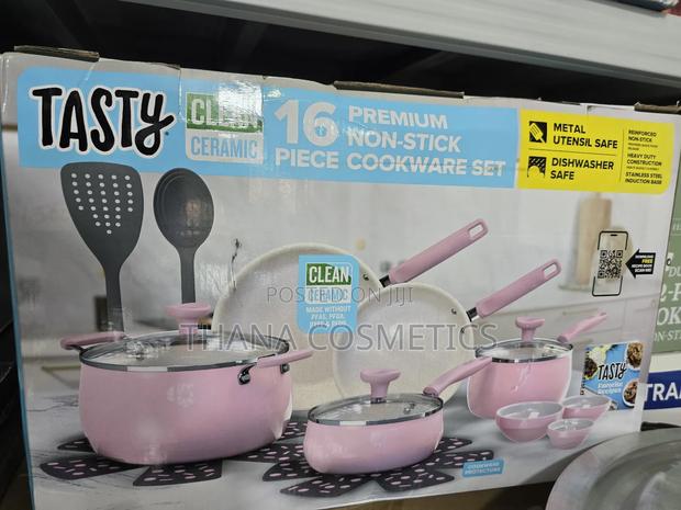 Tasty 16pcs Ceramic Nonstick Cookware
