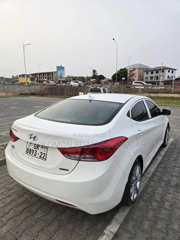 Hyundai Elantra Limited Sedan FWD (1.8L 4cyl 6A) 2013 White