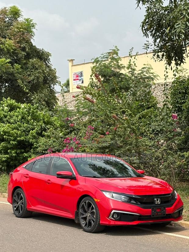 Honda Civic Sport Sedan 2020 Red photo 4
