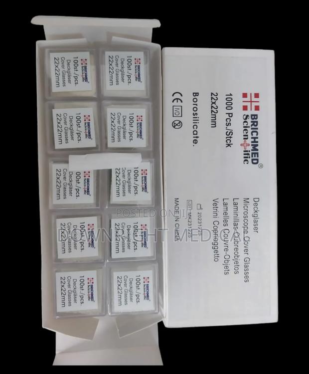 Microscope Cover Slips / Glass (22x22mm) · Photo 2