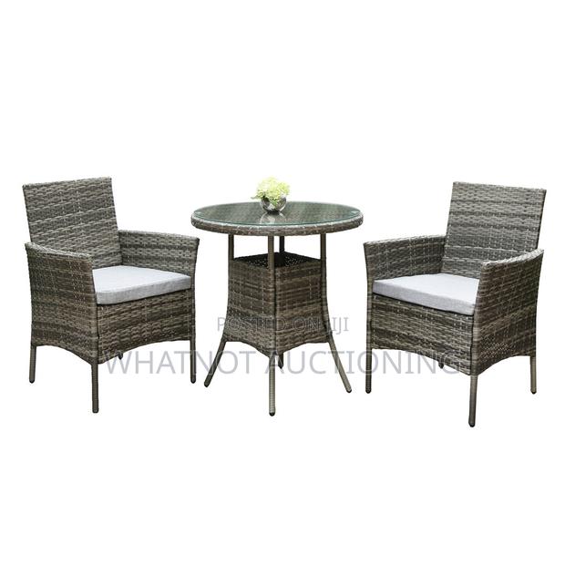 Twilley 2-Per Wicker Patio Dining Set With Round Table Cushions Inc. photo 2