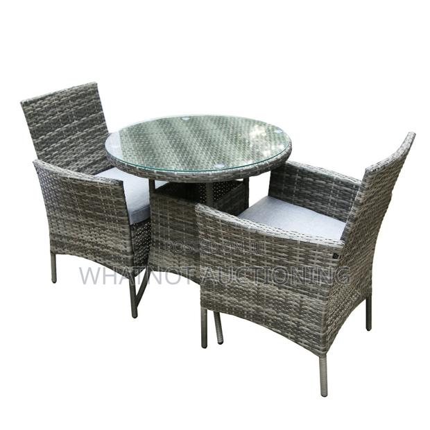Twilley 2-Per Wicker Patio Dining Set With Round Table Cushions Inc. photo 3
