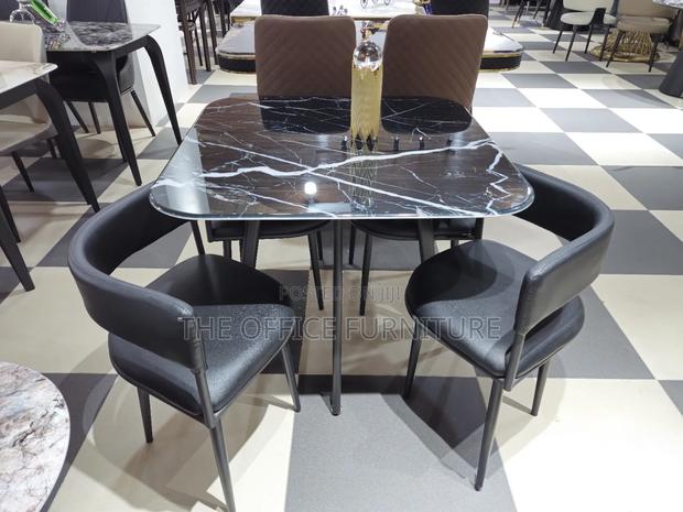 Modern Black Marble Dining photo 2