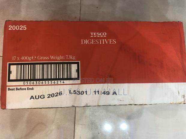 Tesco Digestive and Tea Biscuits From U.K in Stock photo 4