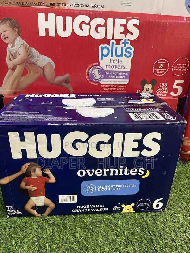 Huggies Overnites Nighttime Diapers Size 6(72counts · Photo 2
