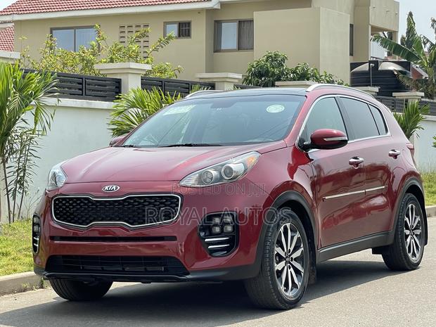 Kia Sportage SX 4dr SUV AWD (2.0L 4cyl Turbo 6A) 2017 Red photo 2