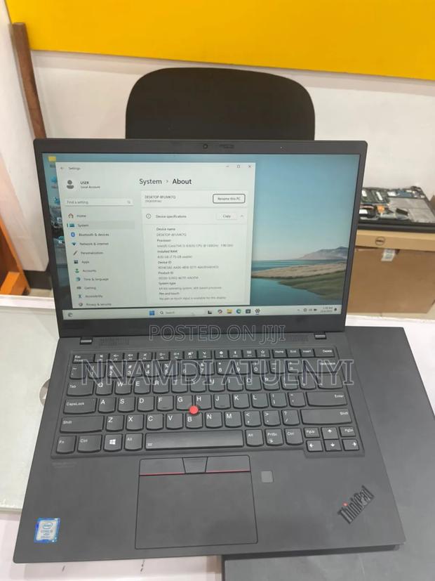 Laptop Lenovo ThinkPad X1 Carbon 16GB Intel Core I7 SSD 512GB
