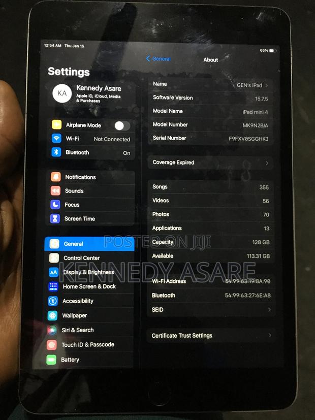 Apple iPad mini 4 128 GB Gray photo 3