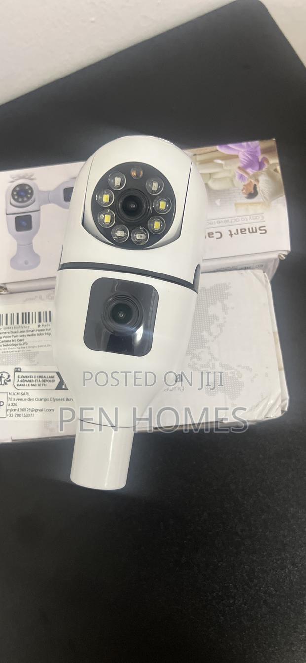 V380 Smart Wifi Bulb Camera Ptz Dual Lens