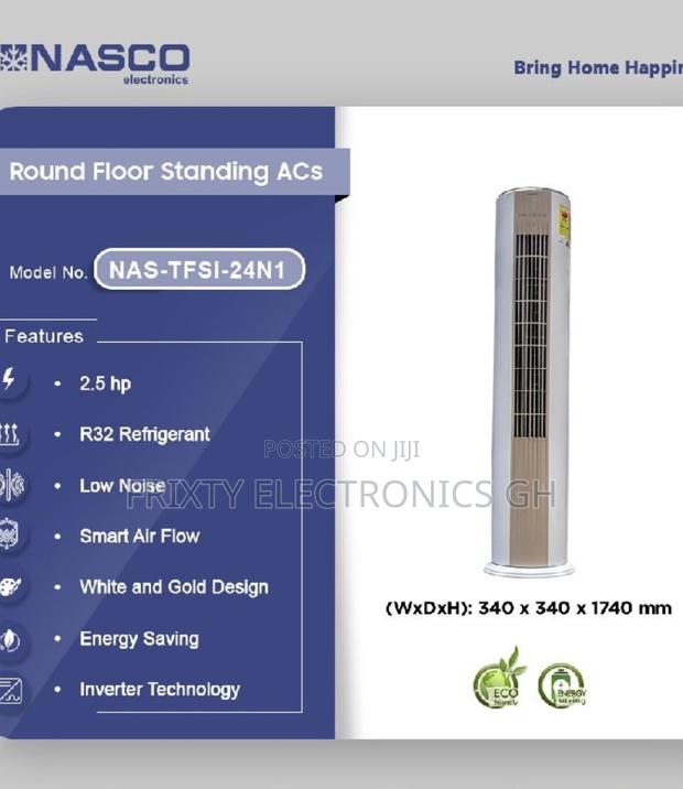 Super - Nasco 2.5hp Round Floor Standing - Ac