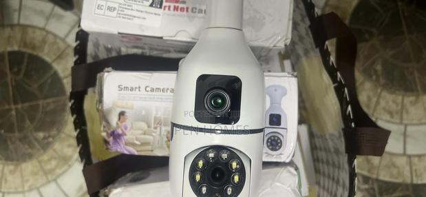 8mp V380 Smart Wifi Bulb Camera Ptz Dual Lens photo 3