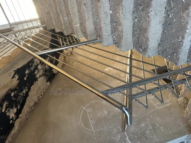 Sunrise Stainless Dark Glass Railing Design