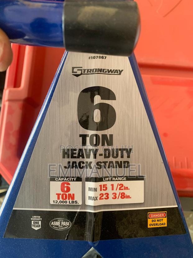 Strongway 6 - Ton Double Locking Jack Stands photo 4