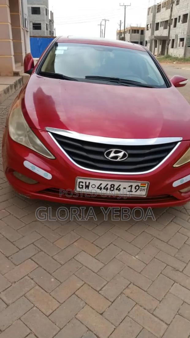 Hyundai Sonata Limited 4dr Sedan (2.4L 4cyl 6A) 2014 Red photo 2