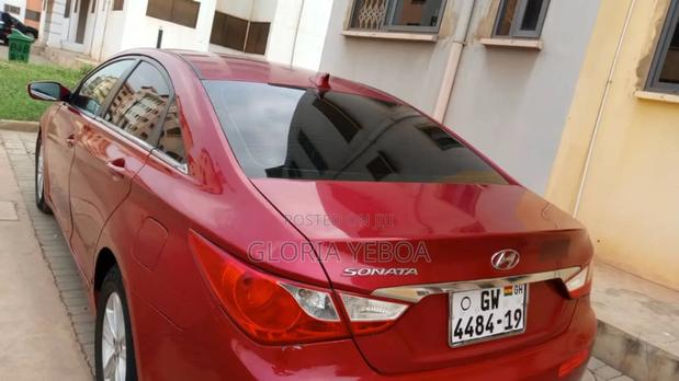 Hyundai Sonata Limited 4dr Sedan (2.4L 4cyl 6A) 2014 Red photo 4