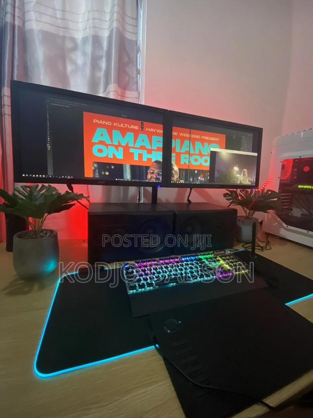 Dual Monitor Stand With Two 24inch Monitors photo 6