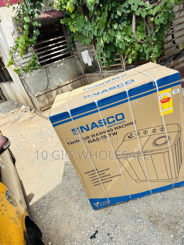 High Quality Washing Machine 15kg Topload Twintub Nasco