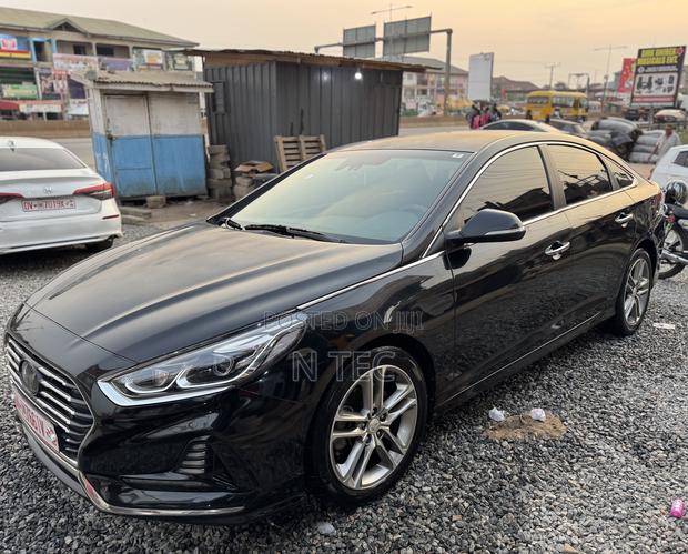 Hyundai Sonata SEL 2019 Black photo 2