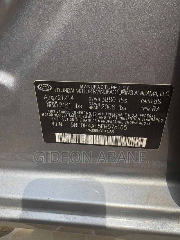 Hyundai Elantra 2015 Silver photo 5