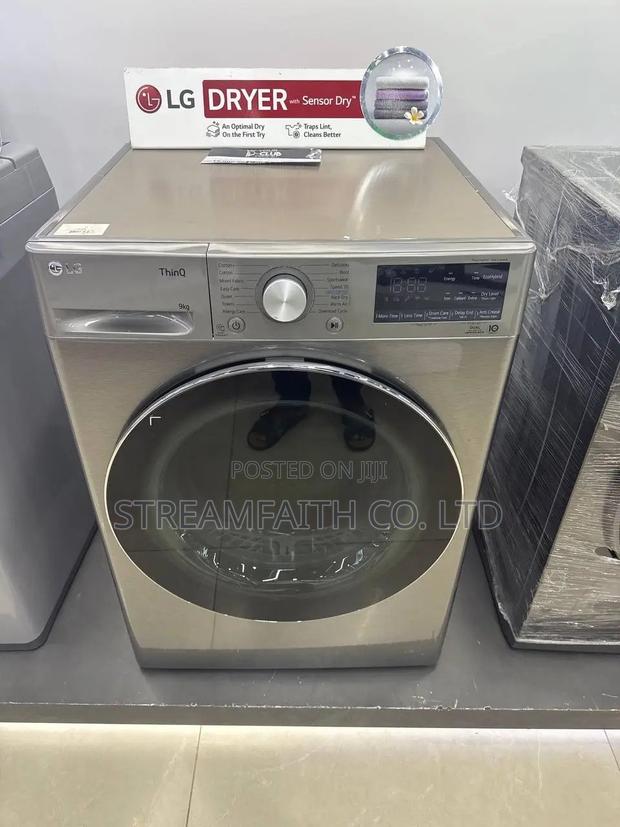 Lg 9kg A+++ -10 Dual Inverter Heat Pump Dryer Rh90v9pv8n