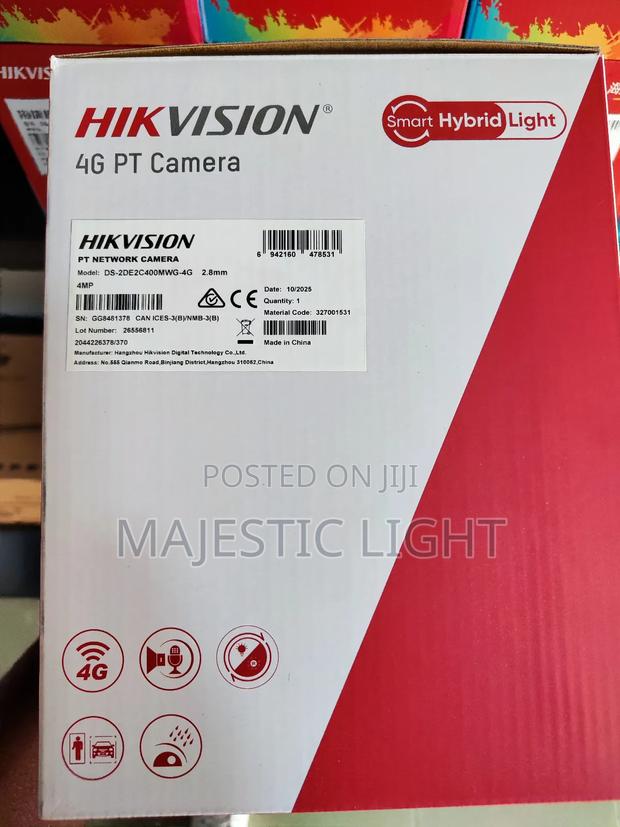 4mp Hikvision Smart Hybrid Light Pt 4g Camera photo 2
