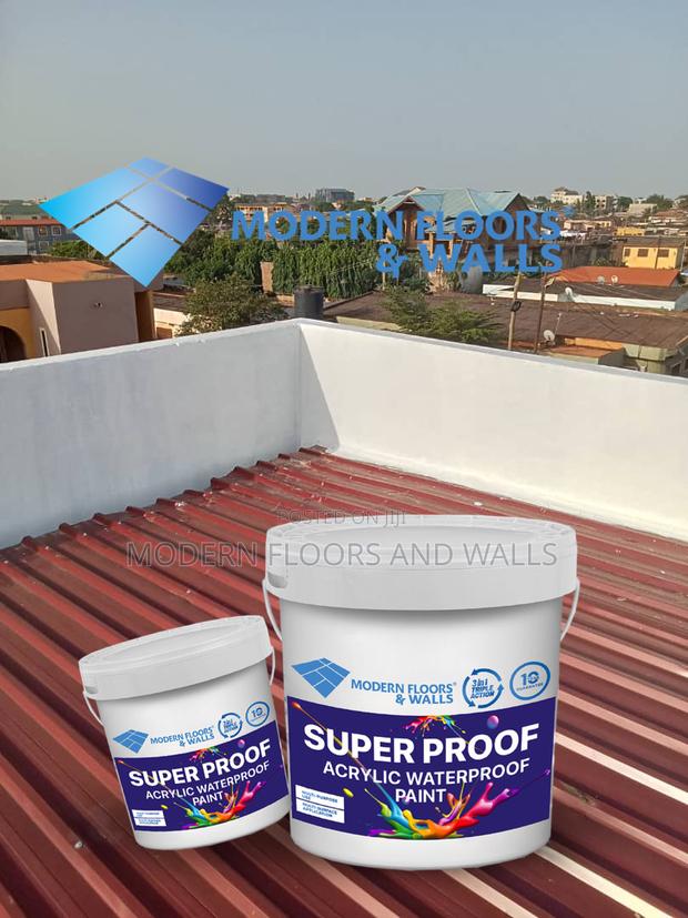 Red, Blue, Green - Super Proof 3-in-1 Acrylic Waterproof Paint 20kg