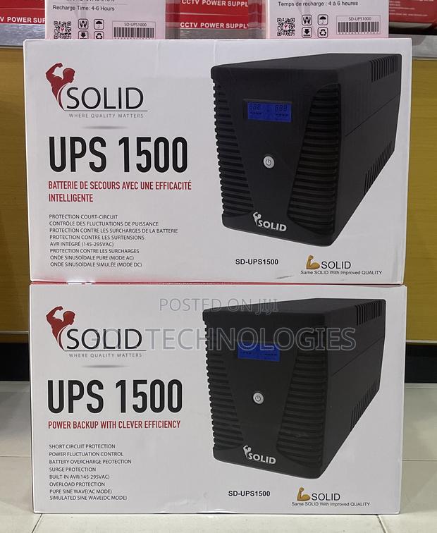 Ups 1500va Solid Power Backup With Clever Efficiency photo 2