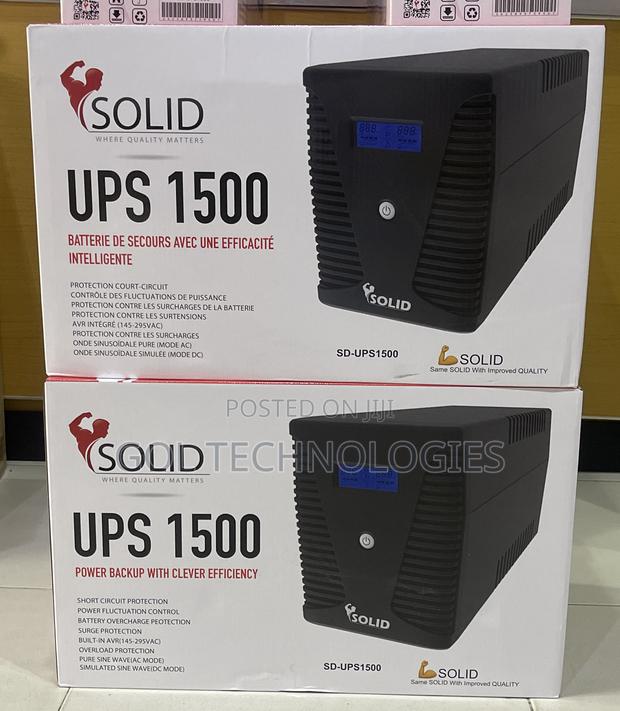 Ups 1500va Solid Power Backup With Clever Efficiency