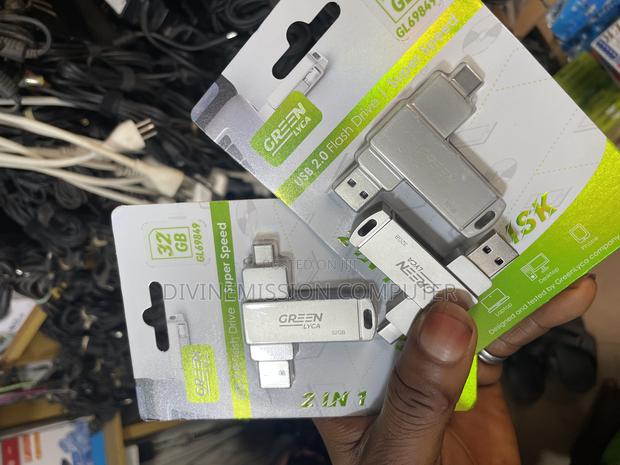 Green Lyca Usb 2.0 Flash Drive, 32gig.2 in 1 Type C and Usb Meter. photo 7