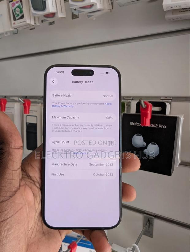 Apple iPhone 15 Pro 128 GB Blue photo 4