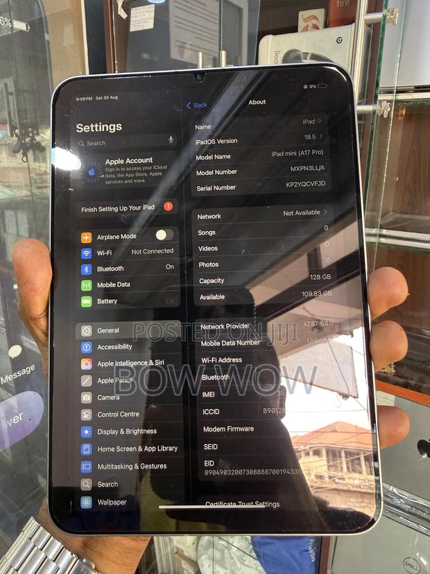 Apple iPad mini 7 128 GB Gray photo 3
