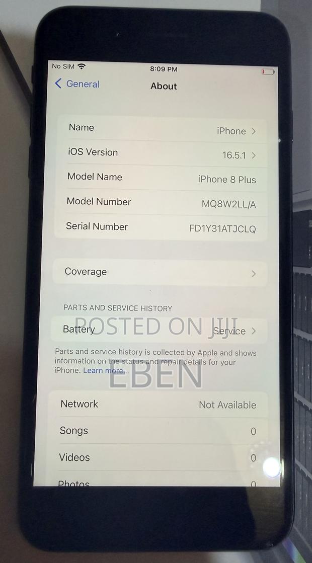 Apple iPhone 8 Plus 256 GB Black photo 5