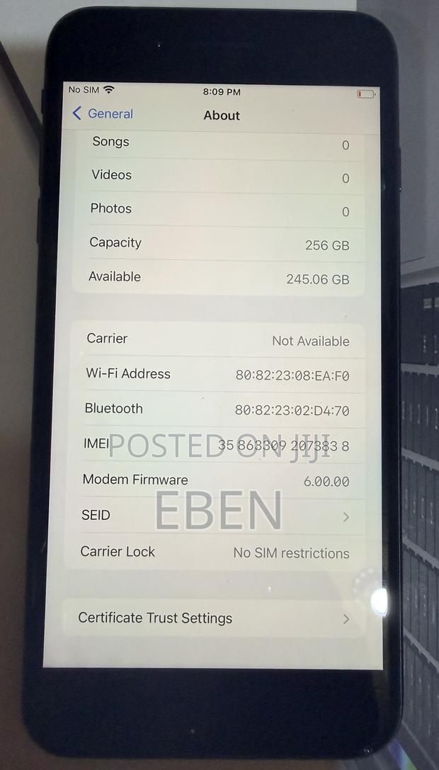 Apple iPhone 8 Plus 256 GB Black photo 6