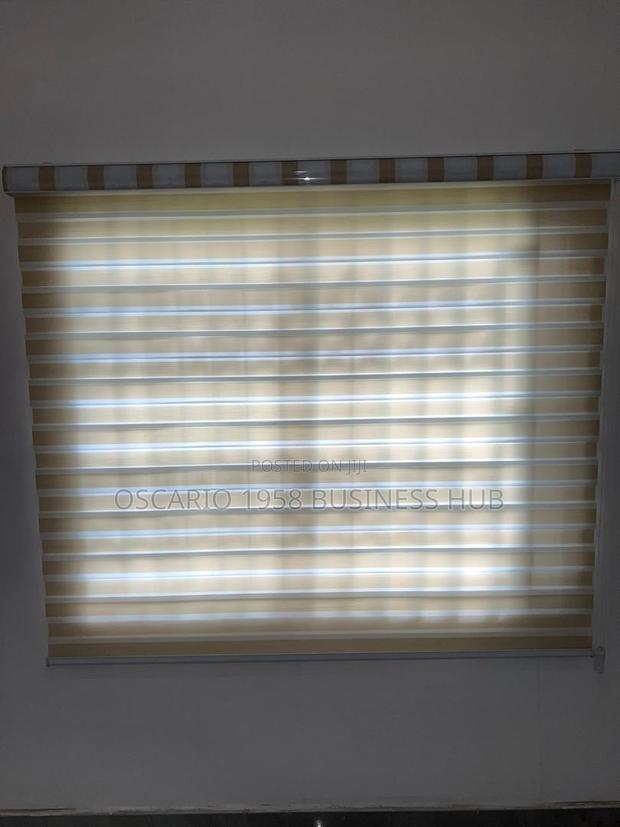 Lovely Cream and Off White Window Blinds photo 2