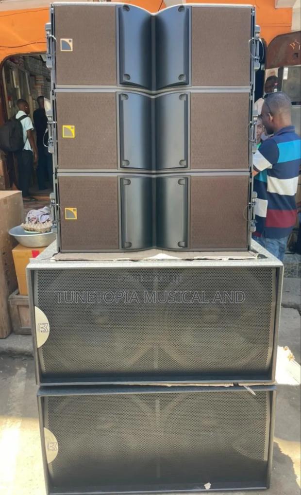3 Pieces Of Kara 12inches Line Array & Pair Of 18inches Bass Speakers