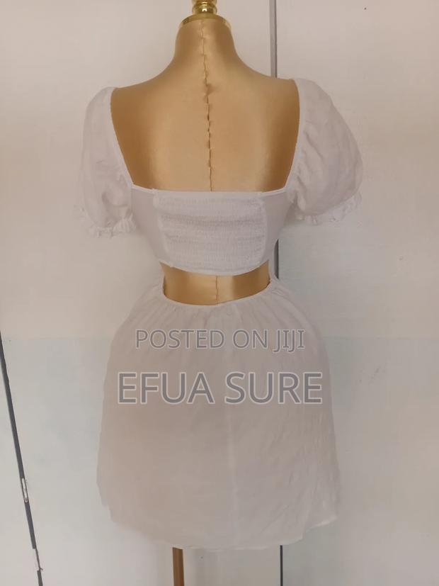 White Casual Dress for Ladies photo 3
