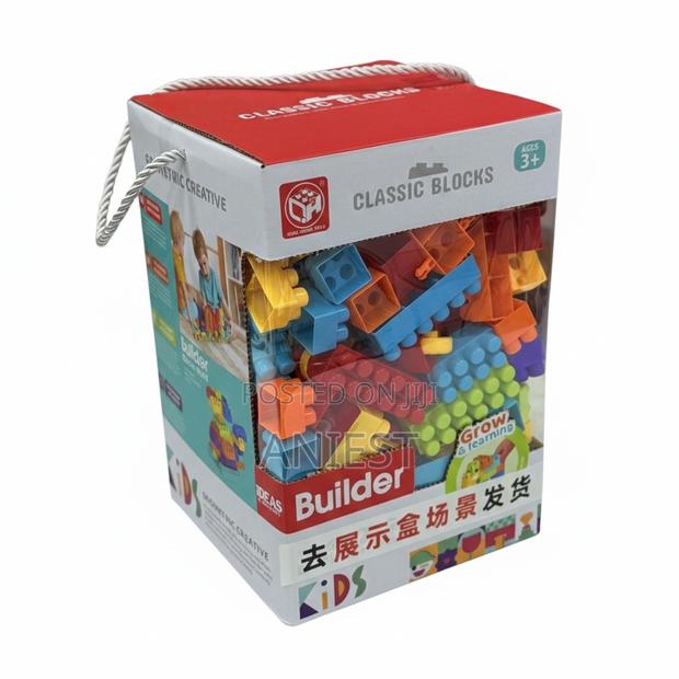 100 Pieces Classic Building Blocks Toy Set for Kids-Multicolor