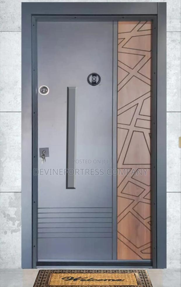 Quality Turkish And Affordable Ponpon Brown Security Door