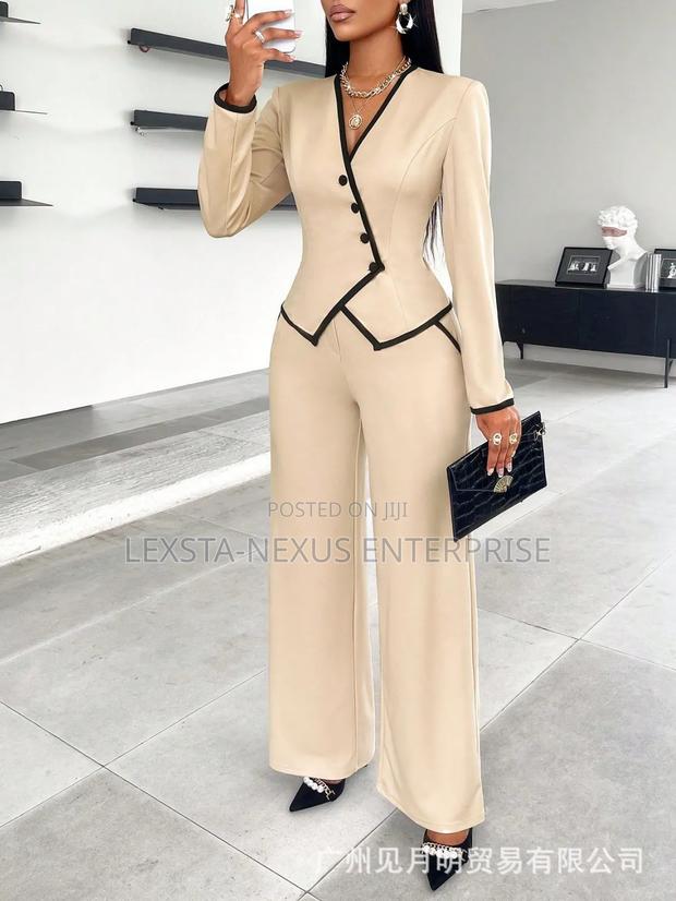 Cream Colored Women's Suit