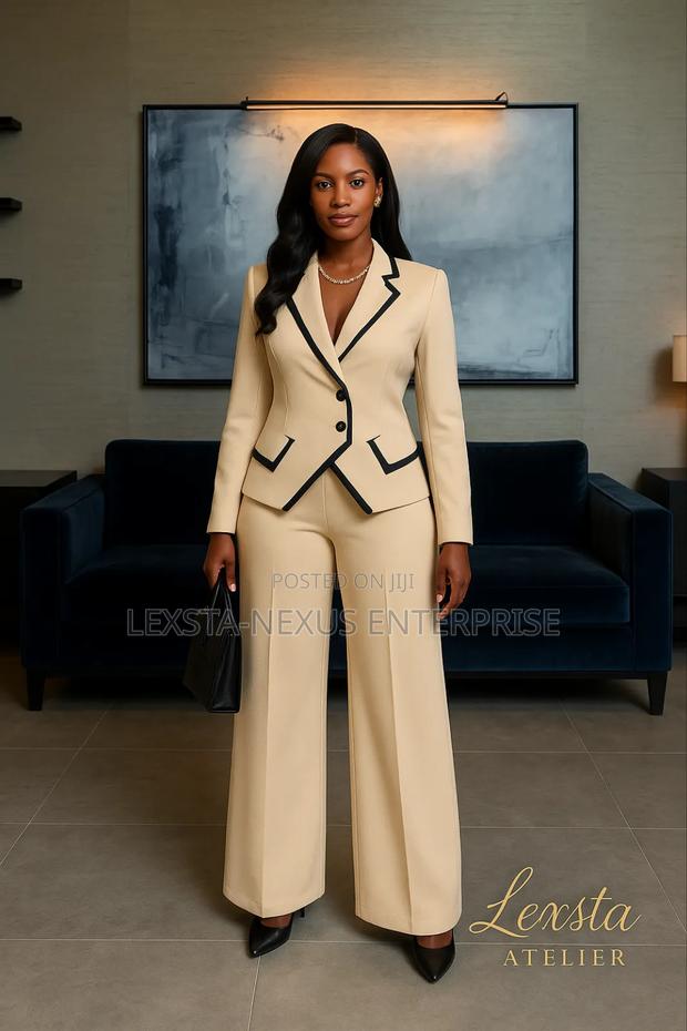 Cream Colored Women's Suit